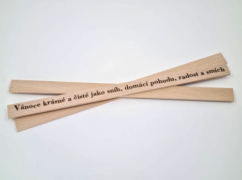 Dárková lišta - vánoce čisté jako sníh