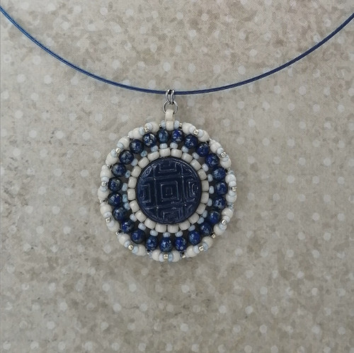 Mandala námořnická béžová — foto 1