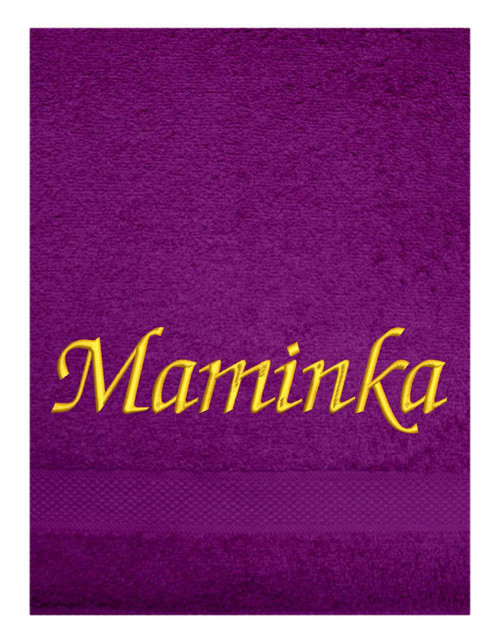 Osuška s výšivkou Maminka