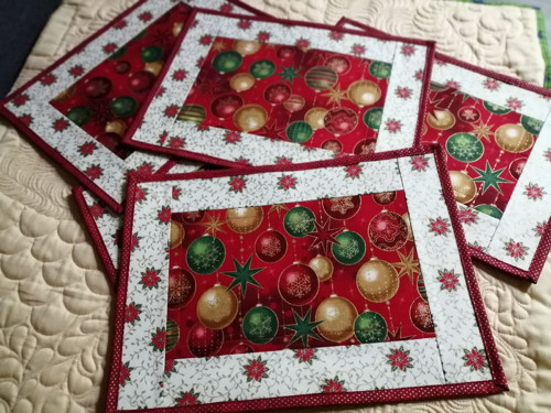 Prostírání baňky vánoce — foto 1