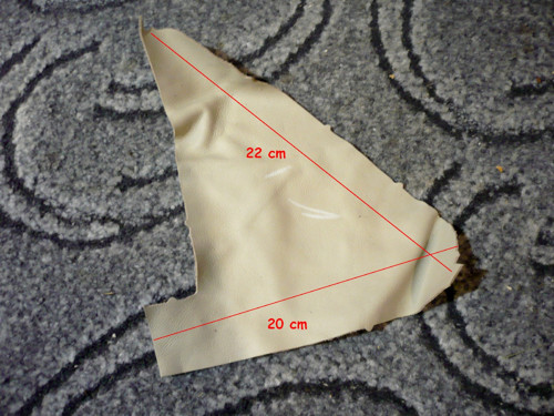 Kůže 1 mm - béžová