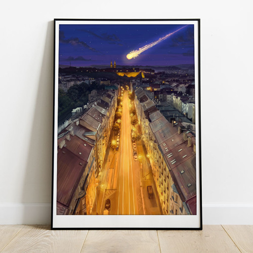 Plakát A3. Meteor.