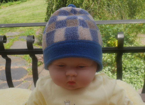 Fleece chlapecká čepička, sleva — foto 1