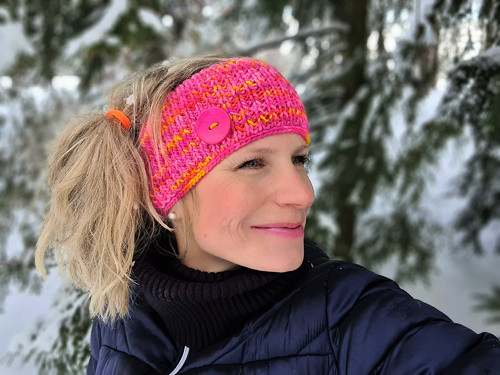 Čelenka Tulipán 100 % merino — foto 1