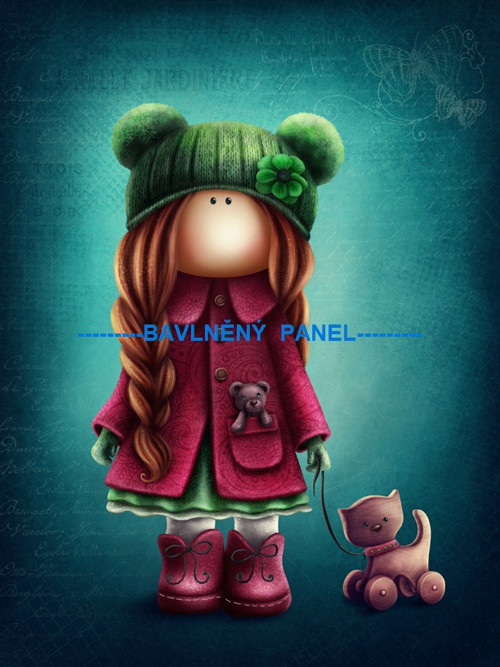 Bavlněný panel 30x40 cm - skladem