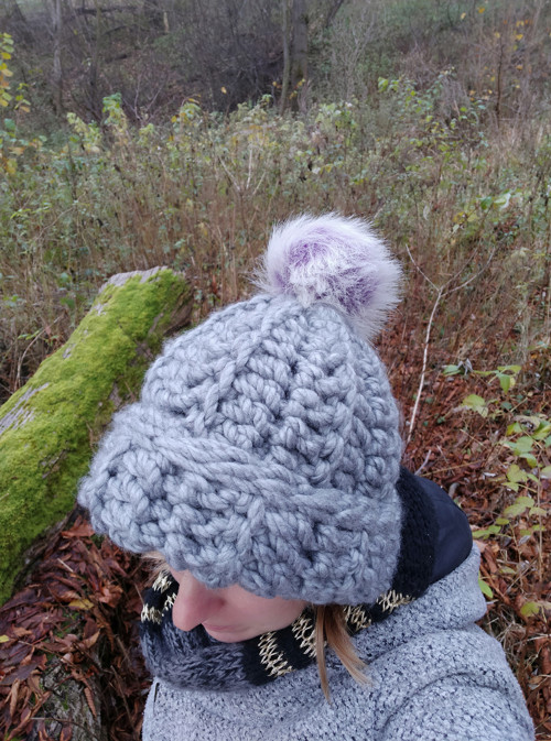 Háčkovaná CHUNKY čepice — foto 1