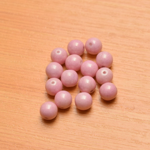 Mačkané korálky - 8mm -10 kusů