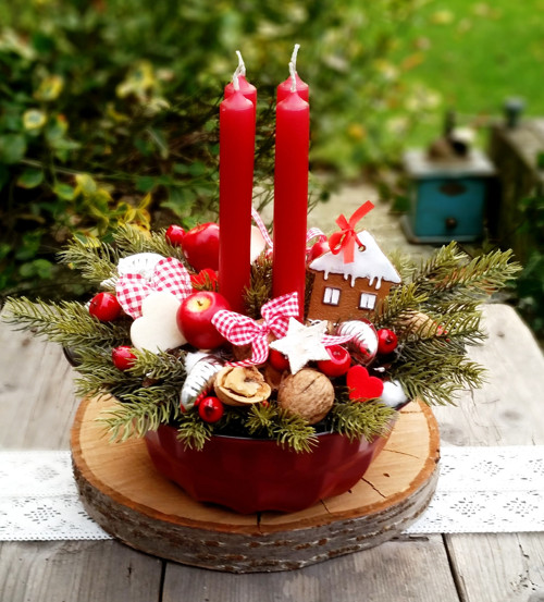 Adventní svícen "Vánoční pečení" — foto 1