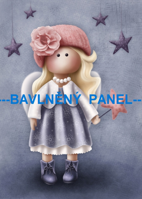 Bavlněný panel 26x35 cm - skladem