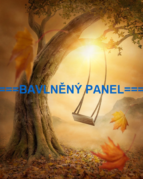 Bavlněný panel 22x30 cm - skladem