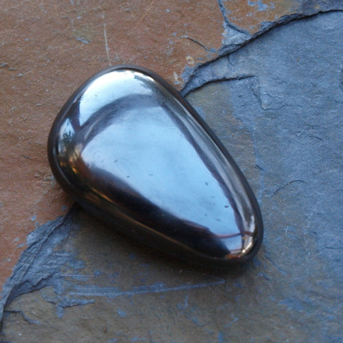 Hematit, placka 37 x 24 mm — foto 1