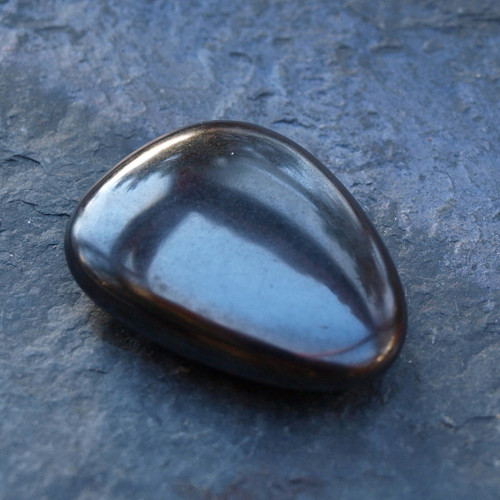Hematit, placka 33 x 26 mm — foto 1
