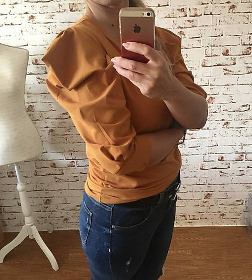 Tričko s mega rukávmi - 3/4 ové