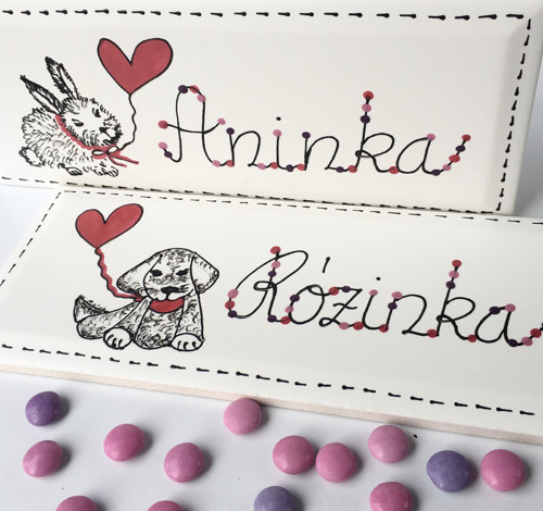 Cedulka na dveře - mazlíčci