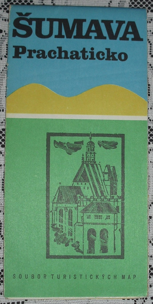 Šumava - Prachaticko, mapa 1:100 000, rok 1983 — foto 1