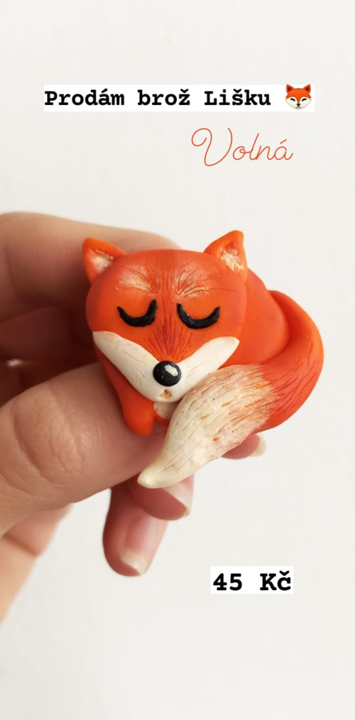 Brož FIMO liška — foto 1