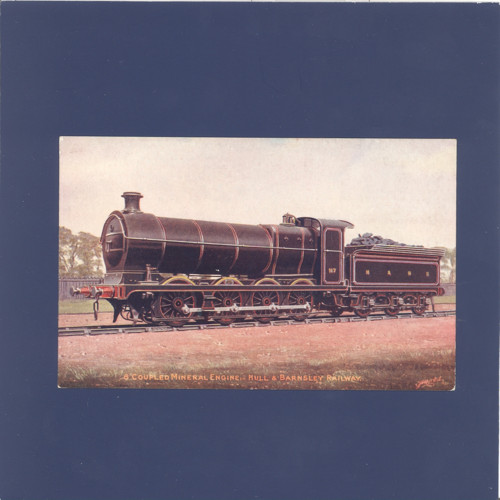 Lokomotiva, Hull and Barnsley Railway - pohlednice