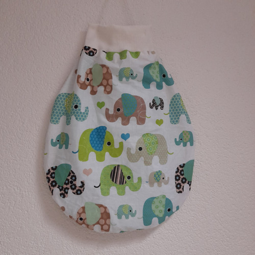 Sloní minky kojenecký spací vak, oboustranný