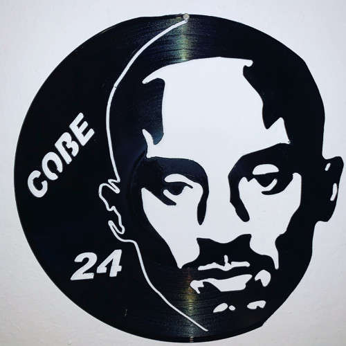 Vinyl art Cobe Bryant ručně vyřezáno