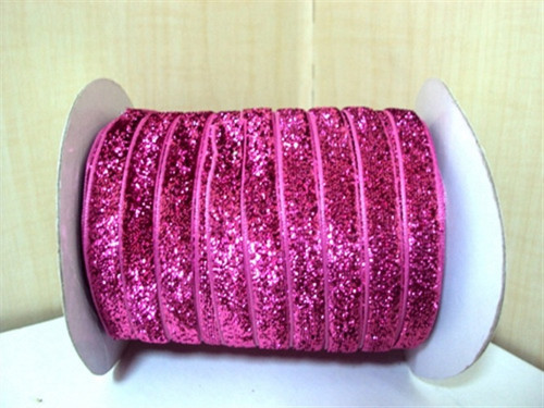 Třpytivá stuha- fuchsia
