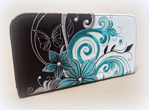 Zipová peněženka Turquoise