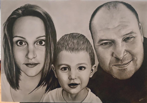 Rodinný portrét na A3 — foto 1