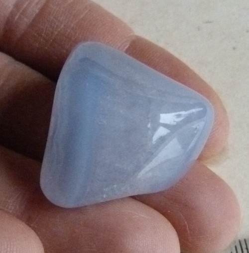 Chalcedon modrý krajkový - 3 cm