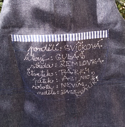 Pánská zástěra vel L — foto 1