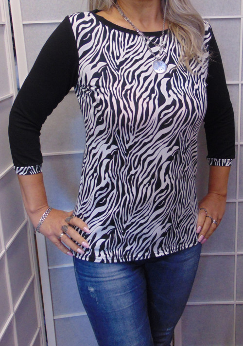 Tričko ZEBRA,3/4 rukáv
