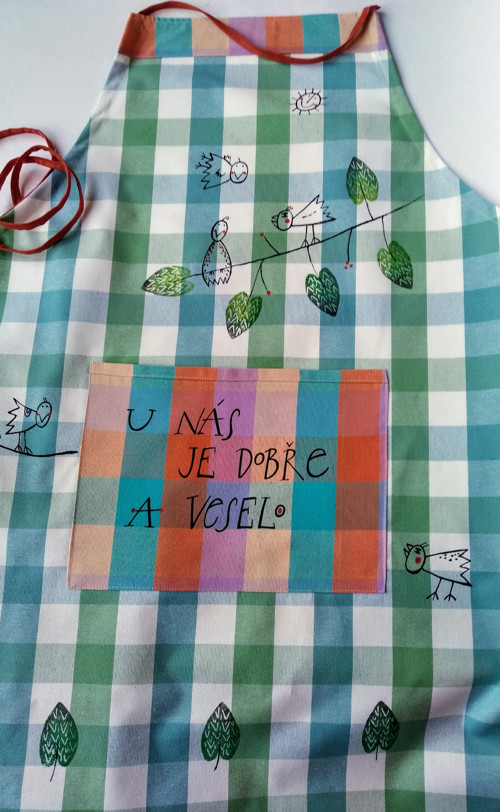 Zástěra s ptáky — foto 1