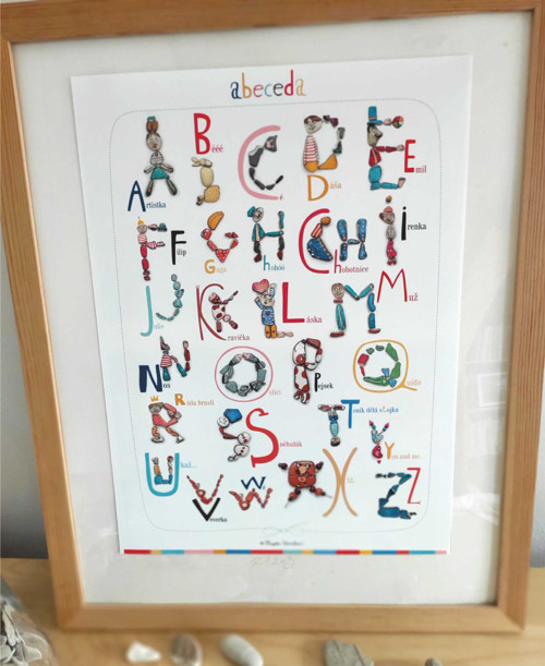 ABECEDA z oblázků - A3 — foto 1
