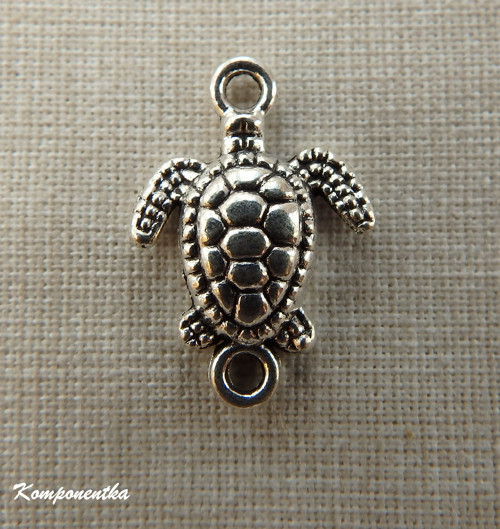 Mezidíl želva 21x14mm 1kus