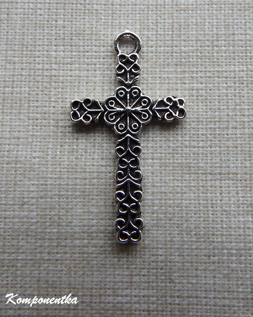 Přívěšek kříž 26x15mm 1kus