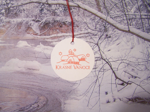 Krásné vánoce-visačka