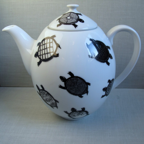 Porcelánová konvice želvy ° — foto 1