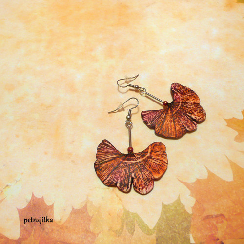 Gingko - náušnice I.