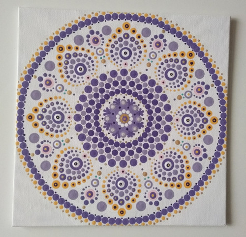Fialová magie... Mandala