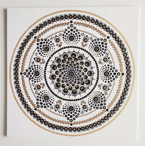 Sedí v kapradí... Mandala