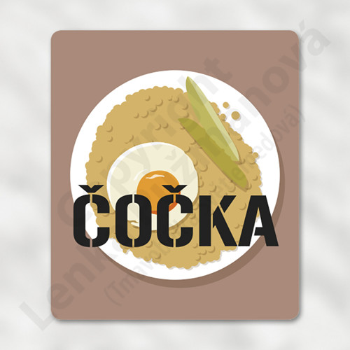 Čočka - samolepka na nádobu — foto 1