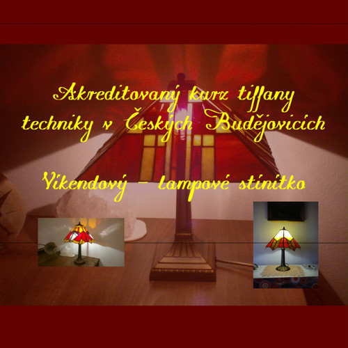 Kurz tiffany techniky - stínítko panelové lampy