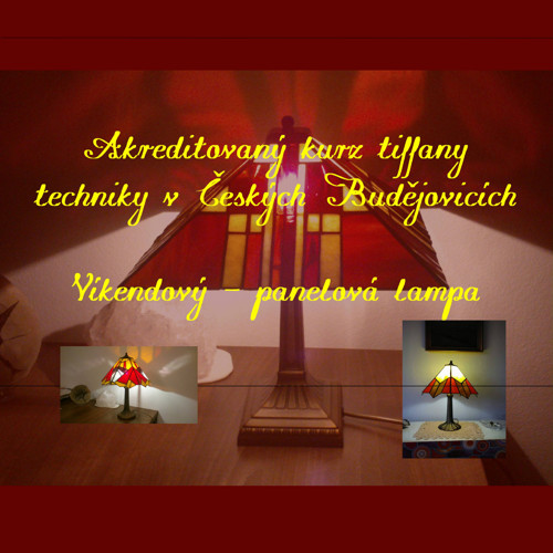 Kurz tiffany techniky - panelová lampa
