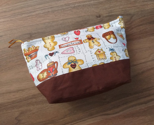 Kosmetická taštička - perníčková