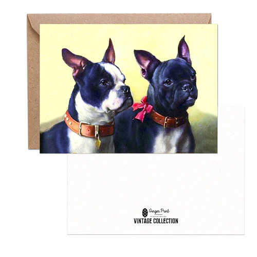 Přání Bulldog's Couple