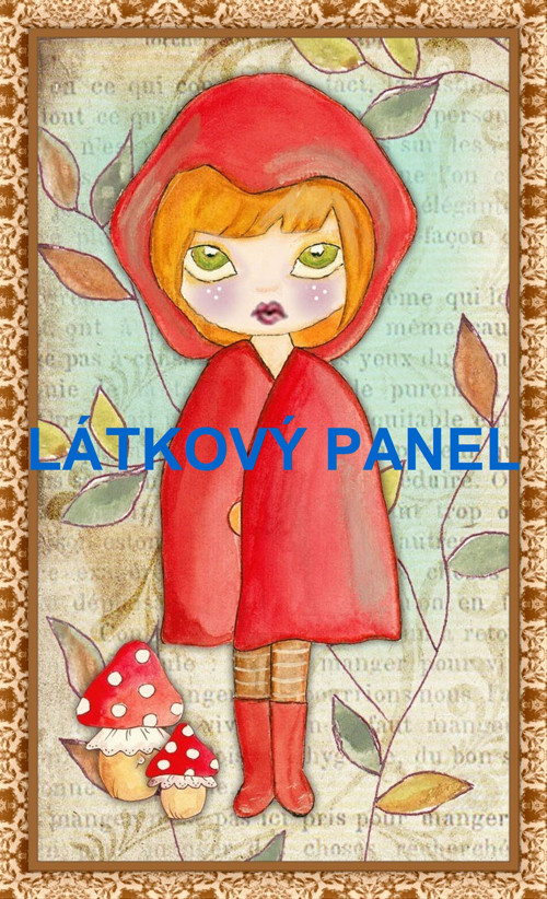 Bavlněná látka - panel 12 x 20 cm — foto 1