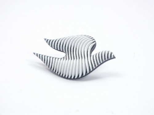 Holubička vertigo grey/white