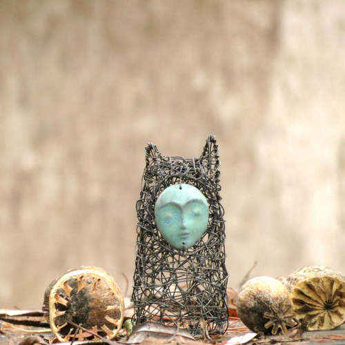 Vlk. drátovaná figurka — foto 1