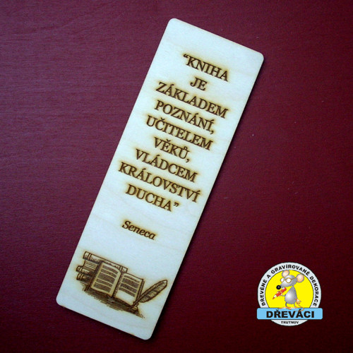 Knižní záložka "Seneca.".... KV0323 A