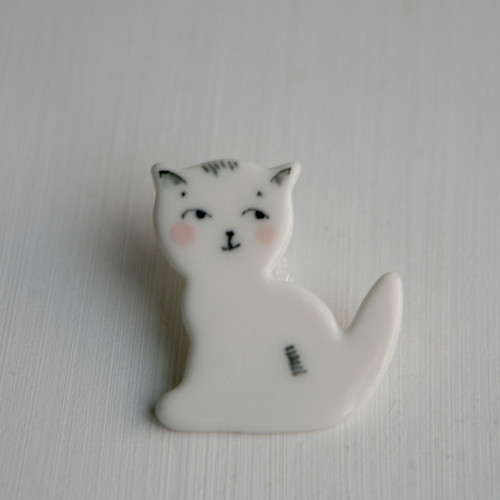 Velká kočka porcelán — foto 1