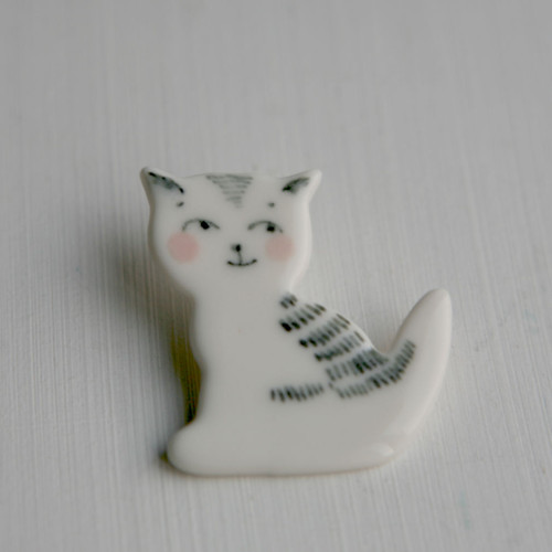 Velká kočka porcelán — foto 1