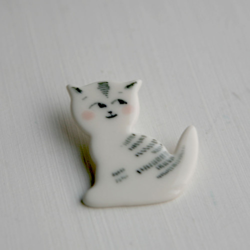 Velká kočka porcelán — foto 1